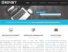 Tablet Screenshot of koyart.com